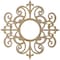 Ekena Millwork Dijon Wood Fretwork Pierced Ceiling Medallion, Hickory, 18"OD x 5 7/8"ID x 1/4"T CMWP18X18X0250DIHI - alternate 4